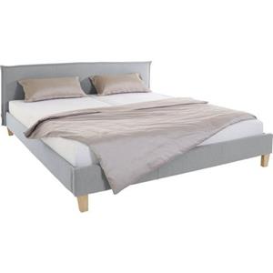 OTTO products Polsterbett Heddi, in 5 Breiten: von 90cm-200cm, Biese am Kopfteil, Strukturstoff