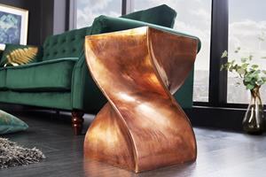 Invicta Interior Hocker Twist 45cm koperen gevlamde/ 42006