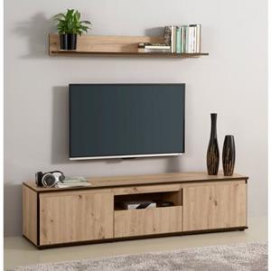 HELA Tv-meubel Ariana met schuinverwerkte verzonken grepen, breedte 160 cm