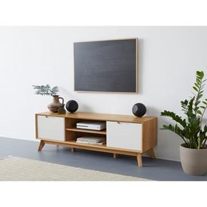 Andas Tv-meubel Pandrup met 3 planken en kabelinvoer, b: 135 cm, h: 44 cm