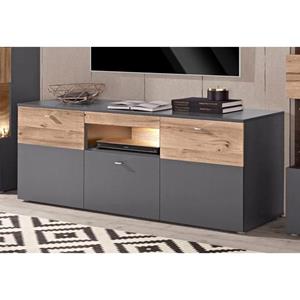 FORTE Tv-meubel Breedte 150 cm, incl. verlichting