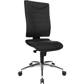 Schäfer Shop Pure Bureaustoel SSI PROLINE P2, synchroonmechanisme, zonder armleuningen, lendenwervelsteun, knierol, zwart