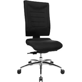 Schäfer Shop Select Bureaustoel SSI PROLINE P3, synchroonmechanisme, zonder armleuningen, lendenwervelsteun, ergonomisch gevormde wervelsteun, zwart