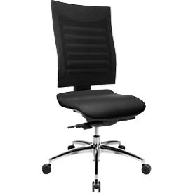 Schäfer Shop Select Bureaustoel SSI PROLINE S3, zonder armleuningen, synchroonmechanisme, ergonomische leuning, zwart/zwart