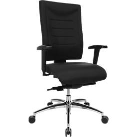 Schäfer Shop Select Bureaustoel SSI PROLINE P3+, synchroonmechanisme, zonder armleuningen, lendenwervelsteun, 3D-zitgewricht, zwart