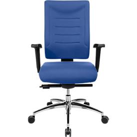 Schäfer Shop Select Bureaustoel SSI PROLINE P3+, synchroonmechanisme, zonder armleuningen, lendenwervelsteun, 3D-zitgewricht, blauw