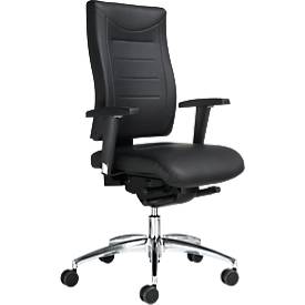 Schäfer Shop Select Bureaustoel SSI PROLINE P3 DELUXE, synchroonmechanisme, zonder armleuningen, gestoffeerde comfortzitting, zonder hoofdsteun