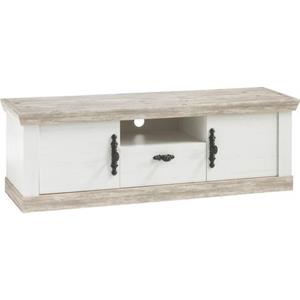 Home affaire Tv-meubel Florence in romantische rustieke stijl, tv-tafel breedte 156 cm