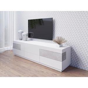 Helvetia Meble Tv-meubel Silke Breedte 206 cm, hoogglansfronten
