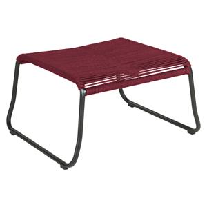 Vega Hocker Filea; 68x59x40 cm (BxDxH); zitting pruim, frame zwart; rechthoekig; 2 stuk / verpakking