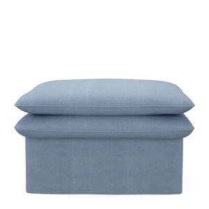 Rivièra Maison Voetenbank Continental, Ice Blue, 80 x 80