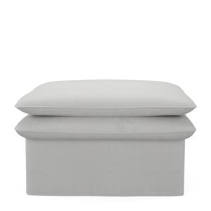 Rivièra Maison Voetenbank Continental, Ash Grey, 105x90