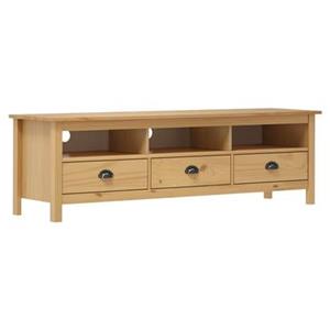 VidaXL Tv-meubel Hill 158x40x47 cm grenenhout honingbruin