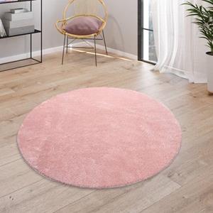 Paco Home Vloerkleed Cadiz 630 Korte pool, unikleuren, bijzonder zacht, wasbaar, woonkamer