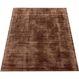 Paco Home Vloerkleed Glori 330 Handgeweven, korte pool, 100% viscose, met de hand geweven, met lichte gloed