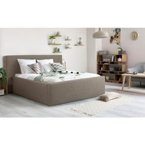 INOSIGN Bekleed ledikant DALINA rechtlijnig hoofdbord, in 5 breedten, ook in 220 cm lengte