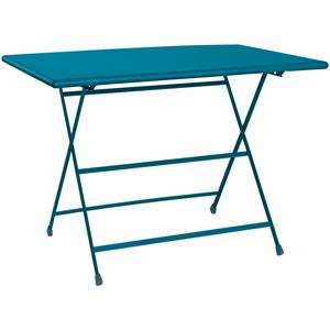 EMU Tafel Sunny rechthoekig 110x74x70 cm; 110x70x74 cm (LxBxH); Tafelblad blauw, frame blauw; rechthoekig