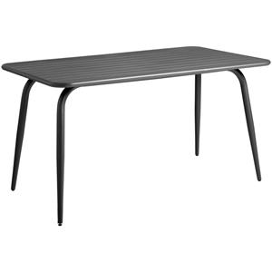 Vega Tafel Bevera; 140x80x74 cm (LxBxH); antraciet; rechthoekig