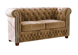 Ropez 2-zitsbank York velvet | 