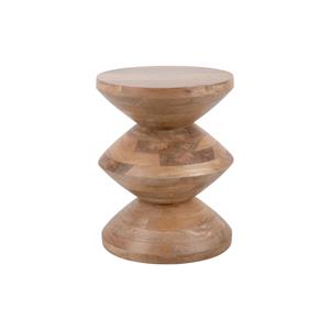 Leitmotiv Bijzettafel Totem - Naturel - 35x35x46cm