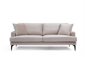 Risa Home 3-zits Bank Papira Beige