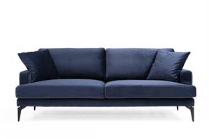 Risa Home 3-zits Bank Papira Navy Blauw