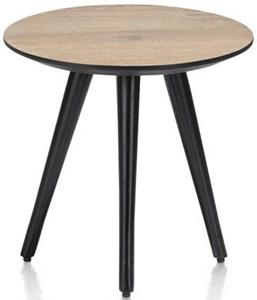 Maze salontafel rond 40 cm - hoogte 39 cm - railway brown