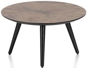Maze salontafel rond 60 cm - hoogte 32 cm - roest