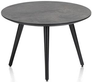 Maze salontafel rond 60 cm - hoogte 39 cm - antraciet