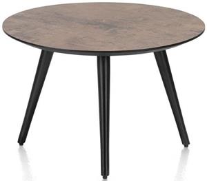 Maze salontafel rond 60 cm - hoogte 39 cm - roest