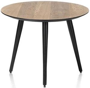 Maze salontafel rond 60 cm - hoogte 46 cm - railway brown