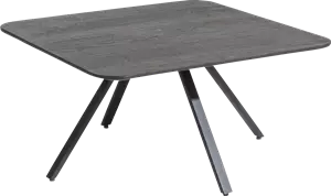 Ridgefield salontafel 60x60cm - castle antraciet