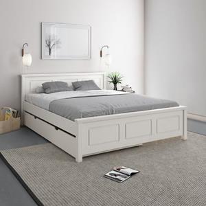 Lüttenhütt Bed ERIK , optional mit Schublade, in mehreren Größen