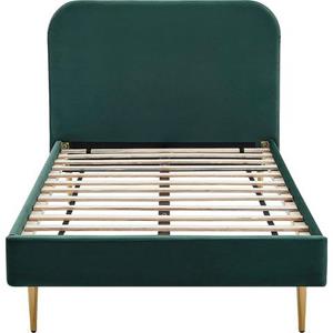 SalesFever Polsterbett, Beine Chrom goldfarben