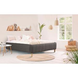 Andas Bekleed ledikant Tarje in 5 breedten, ook in extra lang 220 cm, incl. lattenrol