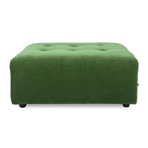 HKliving-collectie Vint bank element hocker royal velvet groen