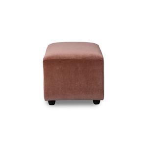 HKliving-collectie Jax bank element hocker klein royal velvet magnolia