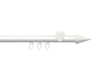 Liedeco Gardinenstange "Innenlaufgarnitur 20 mm Power Spitze", 1 läufig-läufig, Fixmaß, Gardinenstange Komplett