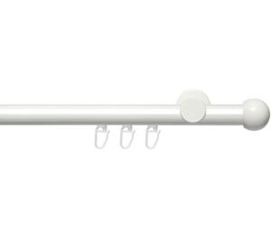 Liedeco Gardinenstange "Innenlaufgarnitur 20 mm Power Kugel", 1 läufig-läufig, Fixmaß, Gardinenstange Komplett