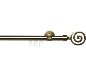 Liedeco Gardinenstange "Innenlaufgarnitur 20 mm Blues Eric", 1 läufig-läufig, Fixmaß, Gardinenstange Komplett