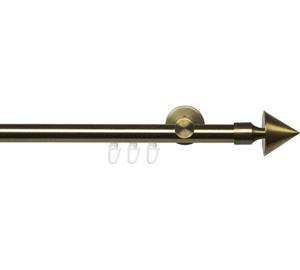 Liedeco Gardinenstange "Innenlaufgarnitur 20 mm Blues Kegel", 1 läufig-läufig, Fixmaß, Gardinenstange Komplett