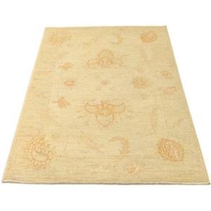morgenland Wollteppich "Farahan Teppich handgeknüpft beige", rechteckig