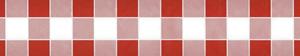 Wicotex Tafelpapier op rol Damast 120cmx8mtr. Ruit rood