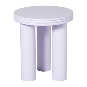 Xenos Bijzettafel Stockholm - lila - ø40x45 cm