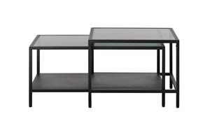 Giga Living Salontafel Bronco Set Zwart Metaal - 