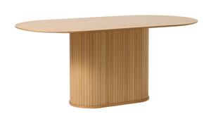 Giga Living Eettafel Nola Ovaal Naturel Eiken 95x180cm - 