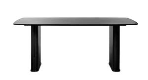 Giga Living Eettafel Nola Boat Shape Zwart Eiken 100x190cm - 