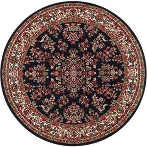Teppich Halton, Home affaire, rund, Höhe: 8 mm, Kurzflor, Orient Optik, mit Bordüre, robust, pflegeleicht, gekettelt