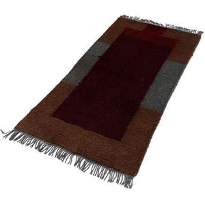 morgenland Wollteppich "Nepal Teppich handgeknüpft braun", rechteckig, handgeknüpft
