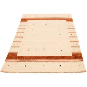 morgenland Wollteppich "Loribaft Teppich handgeknüpft beige", rechteckig, handgeknüpft